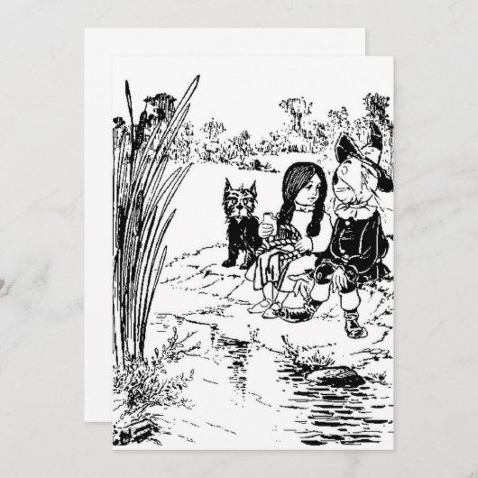 Wizard of Oz Toto, Dorothy and Scarecrow (Front/Back)