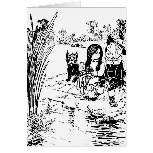 Wizard of Oz Toto, Dorothy and Scarecrow (Front)