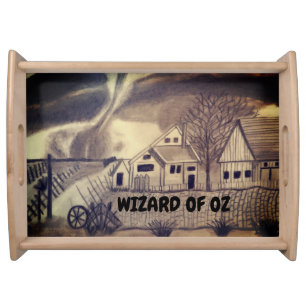 WIZARD OF OZ TWISTER SERVING TRAY