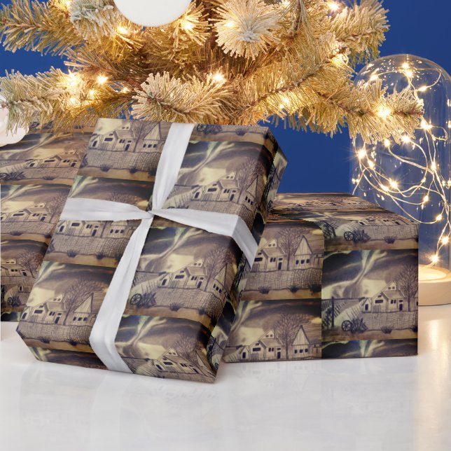 WIZARD OF OZ TWISTER    WRAPPING PAPER (Holidays)