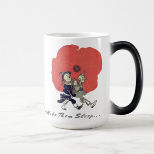Wizard of Oz Vintage Poppies Sleep   Color Morph Mug