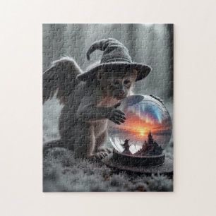 Wizard of Oz Wicked flying monkey Jigsaw Puzzle