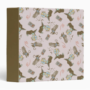 Wizard of Oz™ Wicked Witch™ Crystal Ball Pattern 3 Ring Binder