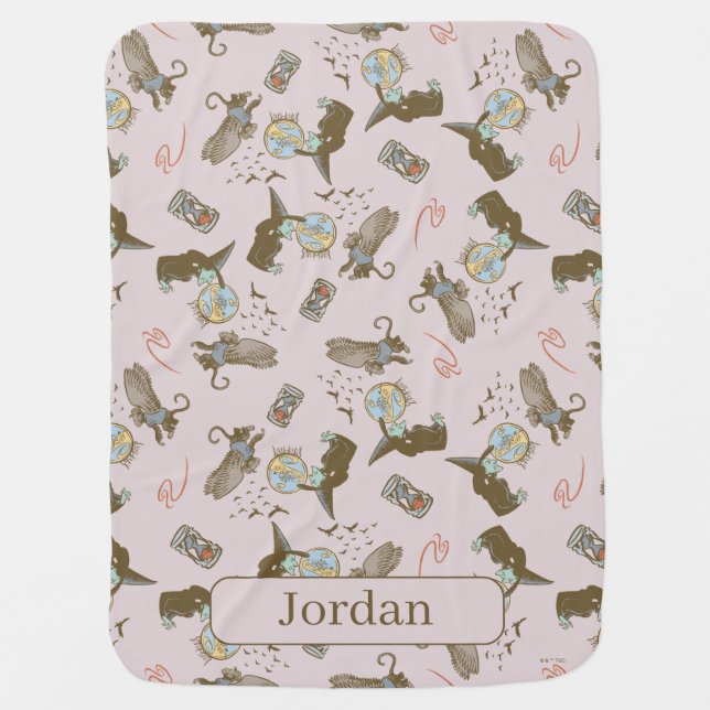 Wizard of Oz™ Wicked Witch™ Crystal Ball Pattern Baby Blanket (Front)