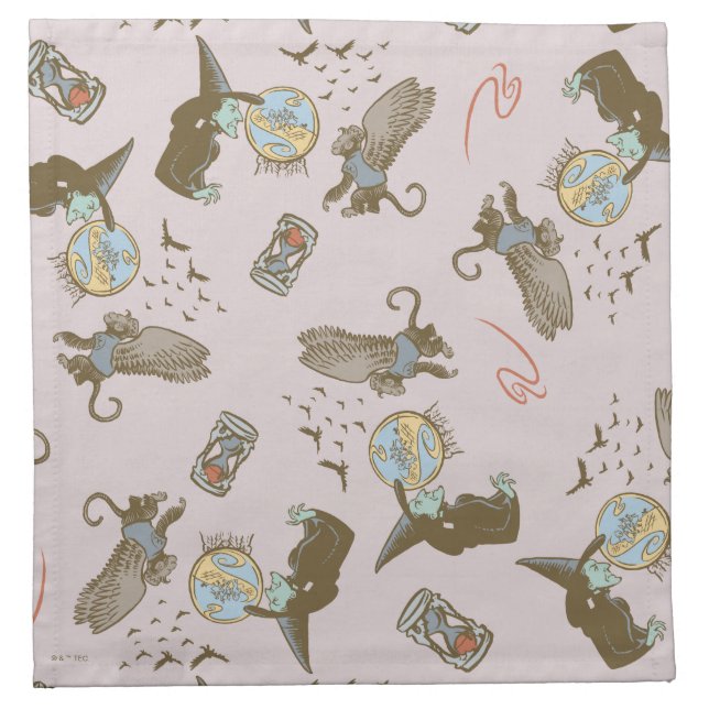 Wizard of Oz™ Wicked Witch™ Crystal Ball Pattern Cloth Napkin (Front)