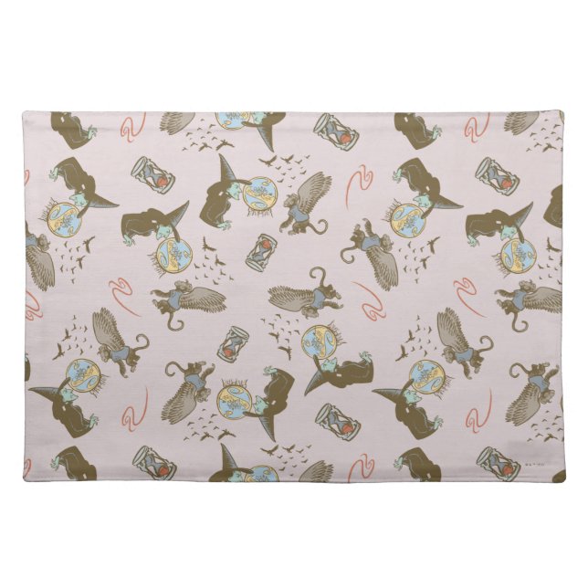 Wizard of Oz™ Wicked Witch™ Crystal Ball Pattern Cloth Placemat (Front)
