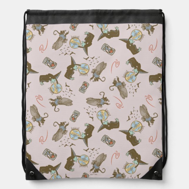 Wizard of Oz™ Wicked Witch™ Crystal Ball Pattern Drawstring Bag (Front)