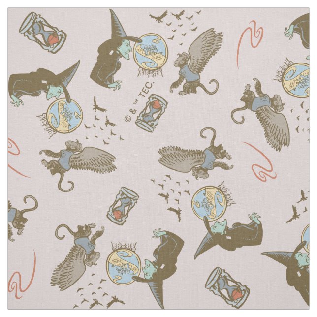 Wizard of Oz™ Wicked Witch™ Crystal Ball Pattern Fabric (Swatch)