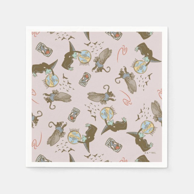 Wizard of Oz™ Wicked Witch™ Crystal Ball Pattern Napkins (Front)