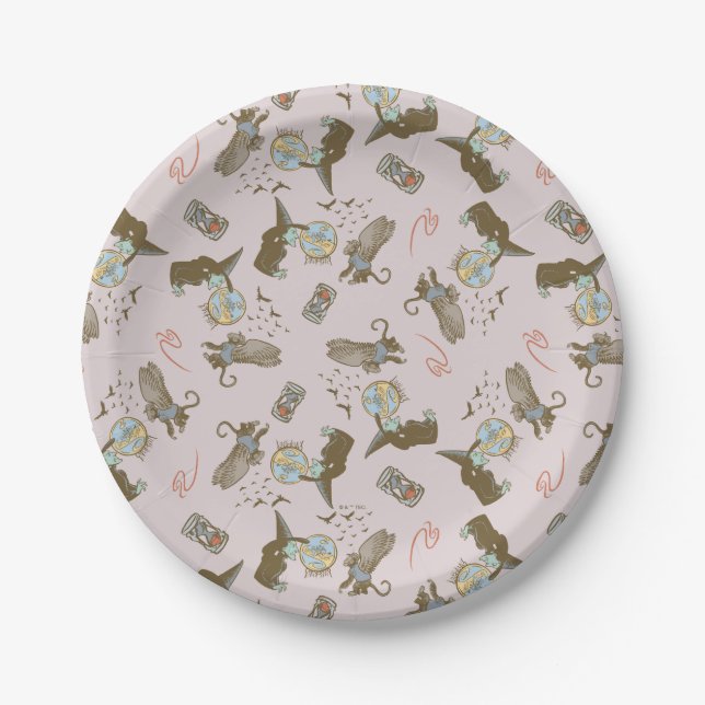 Wizard of Oz™ Wicked Witch™ Crystal Ball Pattern Paper Plates (Front)