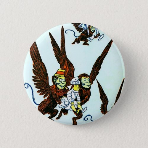 Wizard of Oz Winged monkeys flying monkeys Pinback Button