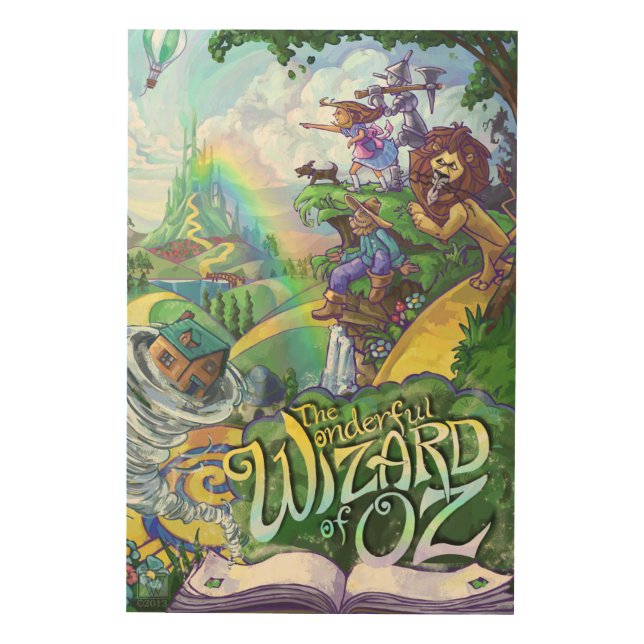 Wizard of Oz Wooden Poster (Front)