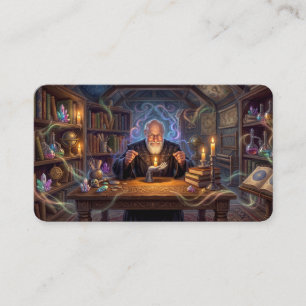 Wizard of Powerful Minimalism Bookmark Business Card