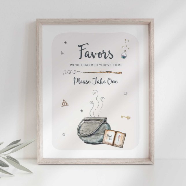 Wizard Party Favor Sign (Creator Uploaded)