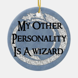 Wizard Personality Ceramic Ornament