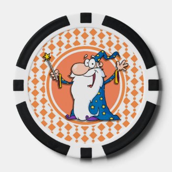 Wizard Poker Chips by doozydoodles at Zazzle