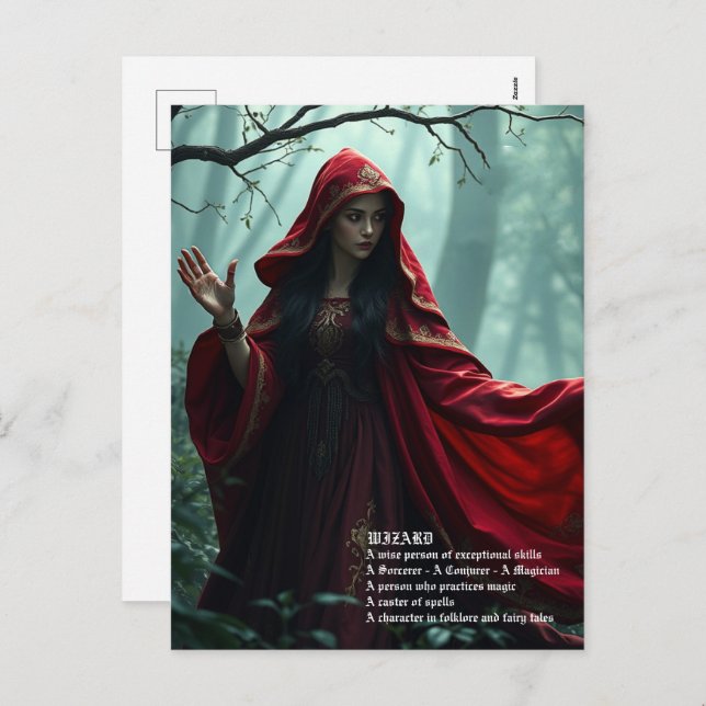 Wizard Postcard (Front/Back)