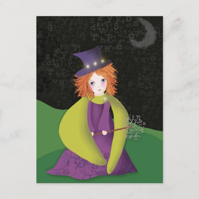 Wizard Postcard (Front)