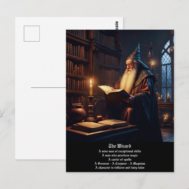 Wizard Postcard (Front/Back)