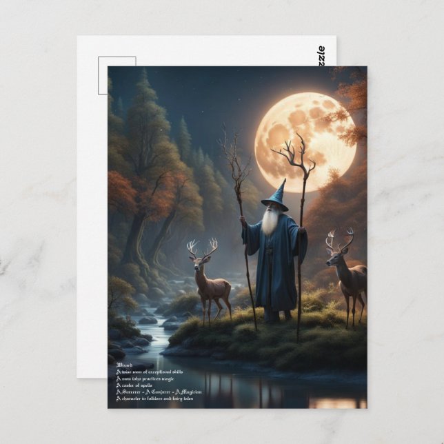 Wizard Postcard (Front/Back)