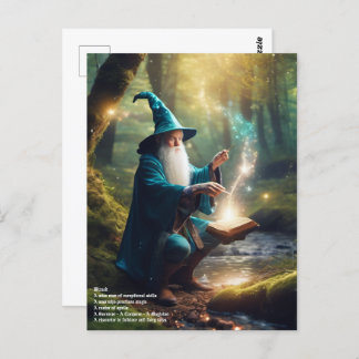 Wizard Postcard