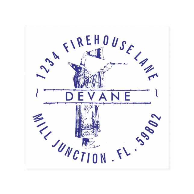 Wizard Self-Inking Return Address Stamp (Design)