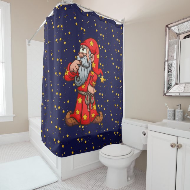 Wizard Shower Curtain (In Situ)