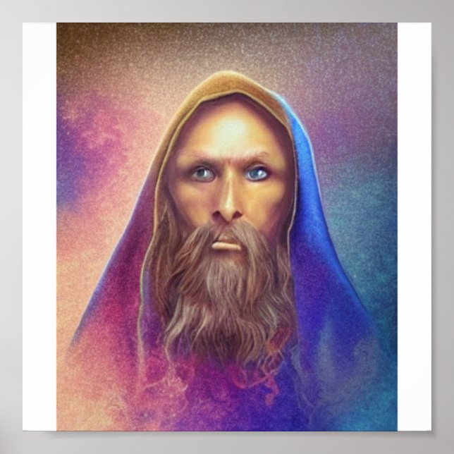 Wizard Spooky Eyes Poster (Front)