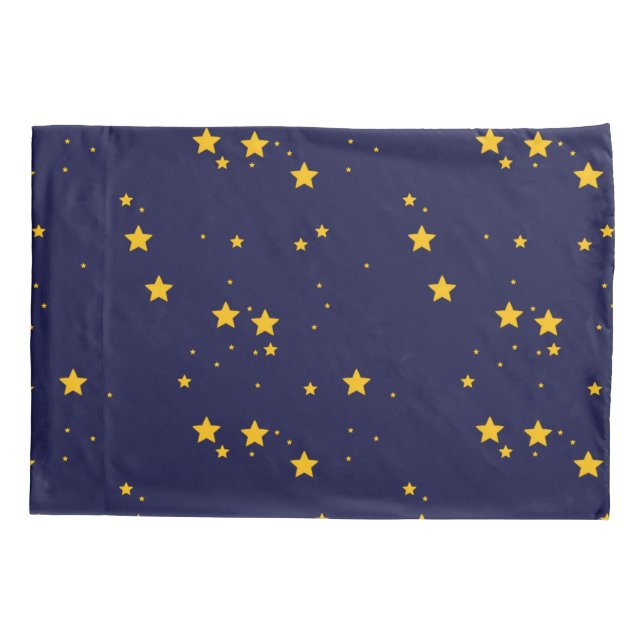 Wizard Stars Pillow Case (Back)