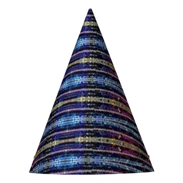 Wizard striped party hats (Front)