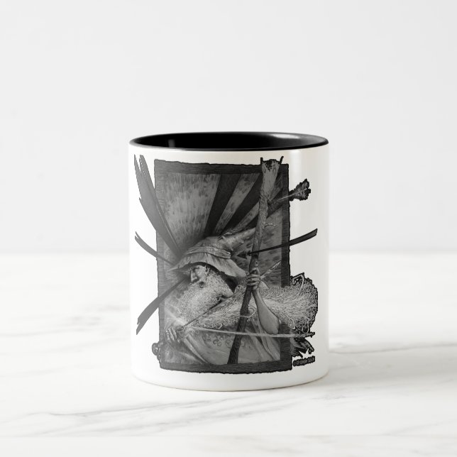 Wizard Under Fire Mug (Center)
