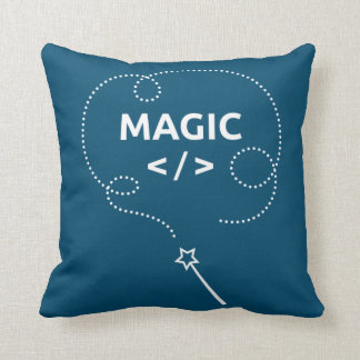 Wizard Wand: Cute Design Throw Pillow