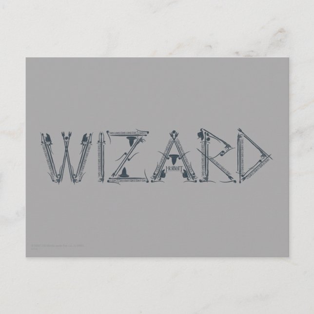 Wizard Weapon Collage Postcard (Front)