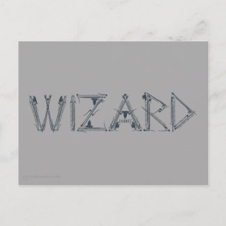 Wizard Weapon Collage Postcard