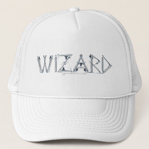 Wizard Weapon Collage Trucker Hat