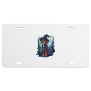 Wizard Wiener � Magical Dachshund License Plate