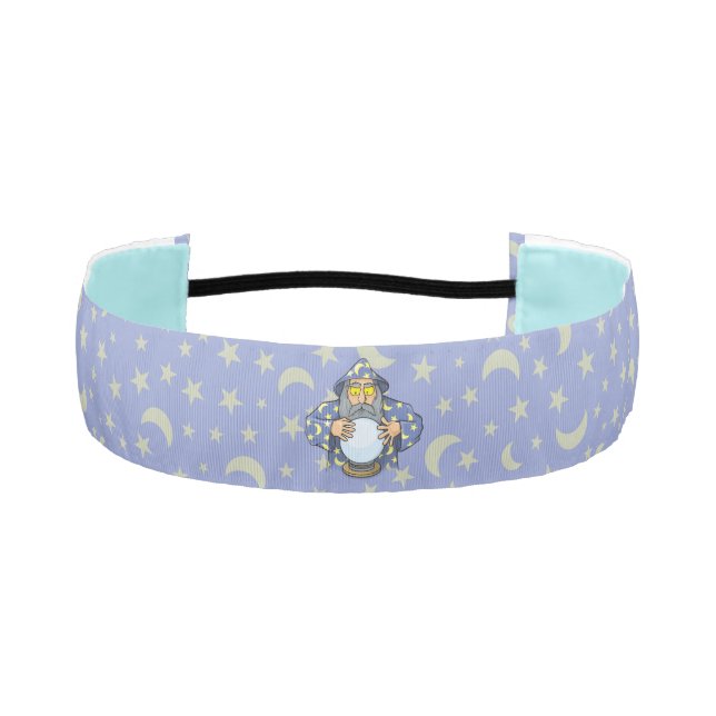 Wizard with Ball Athletic Headband (Front)