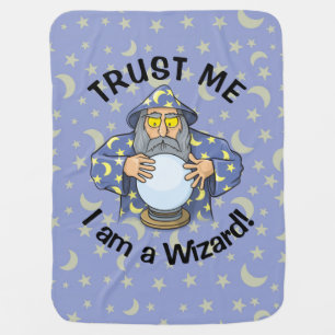 Wizard with Ball Baby Blanket