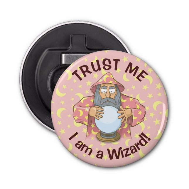 Wizard with Ball Bottle Opener (Front)