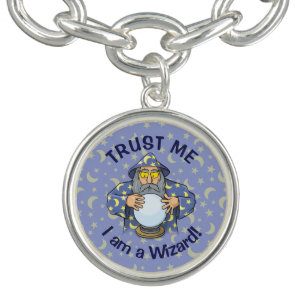 Wizard with Ball Charm Bracelet