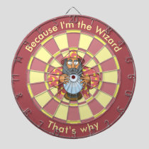 Wizard with Ball Dart Board