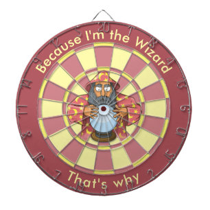 Wizard with Ball Dart Board
