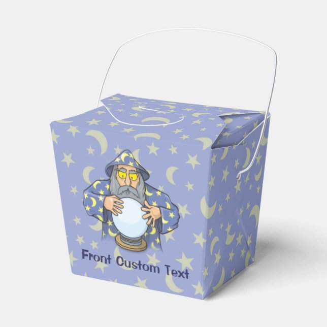 Wizard with Ball Favor Boxes (Front Side)