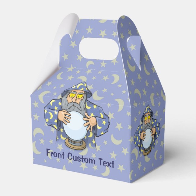 Wizard with Ball Favor Boxes (Front Side)