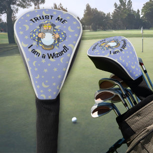 Wizard with Ball Golf Head Cover