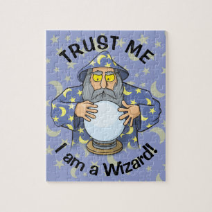 Wizard with Ball Jigsaw Puzzle