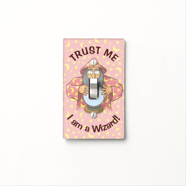 Wizard with Ball Light Switch Cover (In Situ)