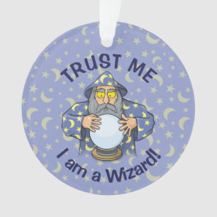 Wizard with Ball Ornament