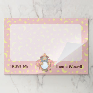 Wizard with Ball Paper Pad