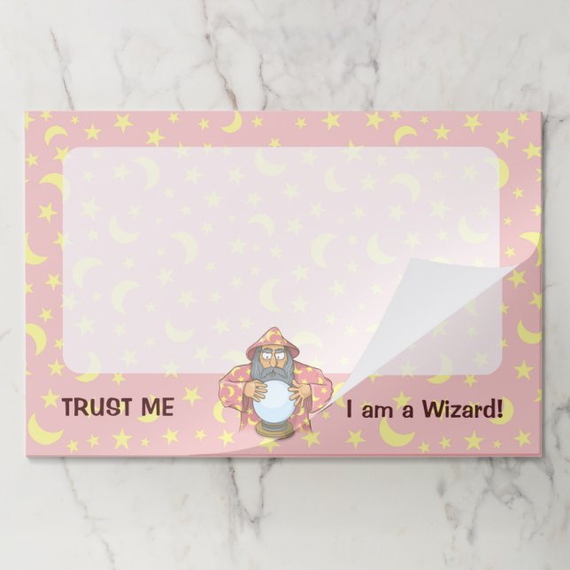 Wizard with Ball Paper Pad (Folded)